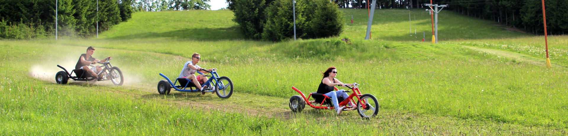 Jízda na terénních tříkolkách ve Ski Přívrat