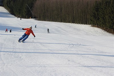 Jarní lyžovačka - pěkná lyžovačka